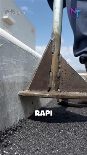 Beginilah Proses Pengaspalan Jalan di Jepang