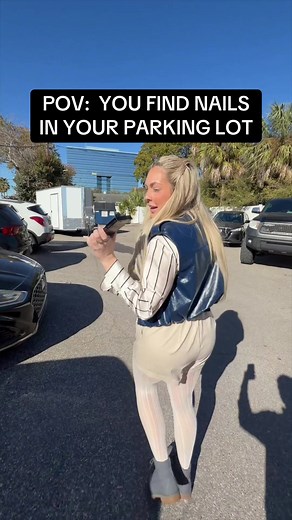 Dealing with Flat Tires: A Parking Lot Nightmare