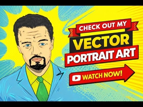 How to Create Portrait Art in Adobe Illustrator | Vector Portrait Tutorial