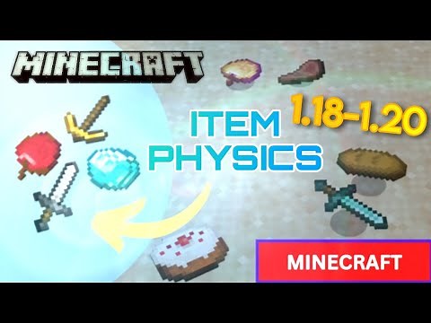 Unlock Enhancement : ITEM PHYSICS Texture Pack for 1.18-1.20+ | No Mods | Showcase