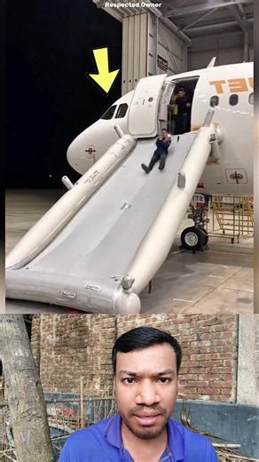 Testing an Airplane Emergency Slide 😲