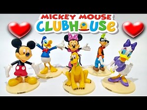 Mickey Mouse Clubhouse Play Doh Surprise Toys Video Minnie Mouse Donald Duck Goofy Pluto Daisy Duck