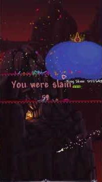Terraria GETFIXBOI Skyblock - King Slime Boss Fight! #terraria