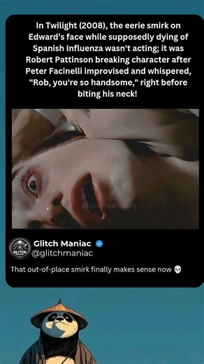 The Real Reason Edward Smirked During His Death Scene 🩸 #twilight #moviefacts #shorts