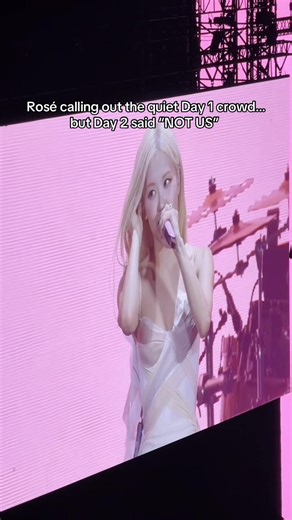 Even BLACKPINK noticed Day 1 was quiet… Day 2 came through loud and proud!