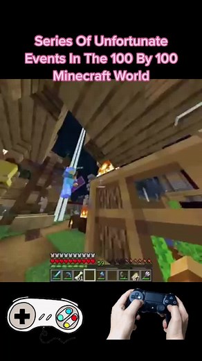 Exploring the Series Of Unfortunate Events In Minecraft 100 By 100 World