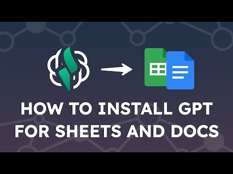 How to install the GPT for Sheets and Docs add-on to call ChatGPT in Google Sheets