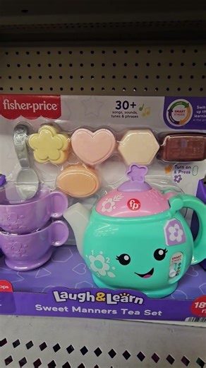 Laugh and learn Sweet manners tea set #interactive #musical #satisfying #youtubeshorts