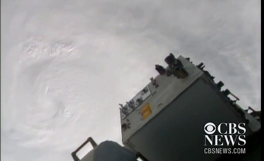 Typhoon Haiyan seen from the International Space Station