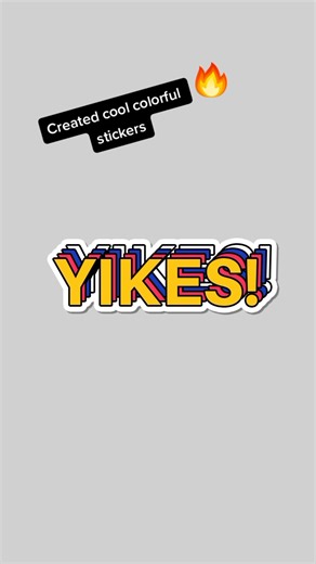 Just cool animated stickers :). #motiongraphic #animation #animatedsticker
