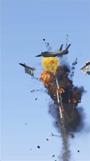 Typically S-500 Attack On Huge Military Fighter Jet GTA 5