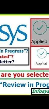 How to track the status of the application & Infosys Status check || decision pending status.