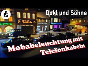 Modellbahn Hausbeleuchtung einfach verkabeln und clever schalten