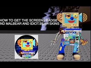How to get Malbear (and idiot.bear) Skins + screens badge in my bear roleplay!