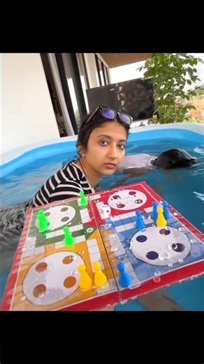 Avantika Aur Kunali Play Ludo In Water 😍