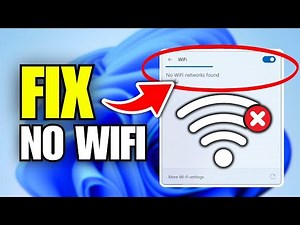 How To Fix No Wifi Networks Found In Windows 11 (2025)