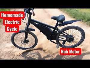 Homemade Electric Cycle Demo Powerful DIY E-Bike