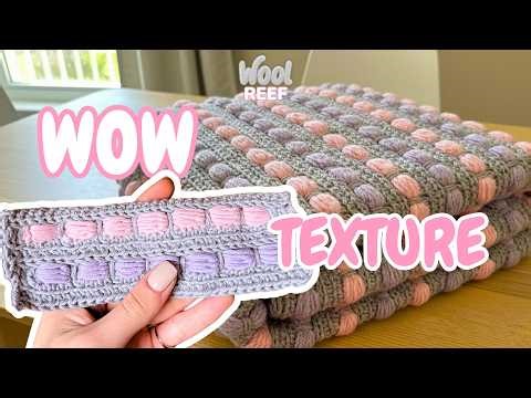 Popcorn Stitch for Blankets ♥ You’ll Love This! ♥ | Crochet Tutorial
