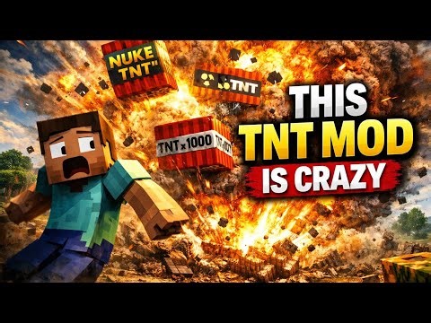 THIS TNT MOD IS CRAZY - Minecraft Mod showcase (1.21.0 )