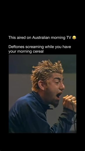 Songs That Should Not Work on Instagram: "actually aired on Australian morning television. In August 1998, Deftones performed “Be Quiet and Drive (Far Away)” live on Recovery, a Saturday morning program normally packed with interviews, banter, and pre-lunch vibes. Instead, viewers got one of the rawest, most emotionally heavy performances of the decade — screamed straight into living rooms while people were literally making toast and coffee. Peak 90s television logic. #Deftones #90sMusic #LiveTV