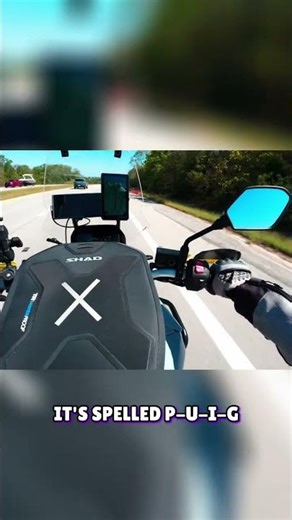 Motorcycle Windscreen Upgrade: Highway Wind Buffeting Solved! #shorts