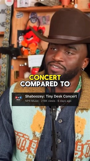 Tiny Desk vs. Original Songs: Shaboozey 🎧 #llusionmusic