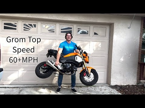 Top Speed Of A Honda Grom? with 200LB Rider 60+MPH