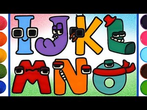Alphabet Lore (I-Q) Satisfying Jelly Art | Painting & Coloring, DIY sticker, Home decorations idea