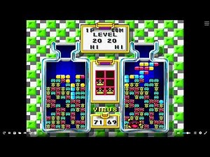 Satisfying Dr Mario Gameplay Against Computer