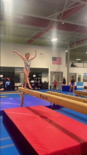 Gymnastics Level 7 Beam Series Practice