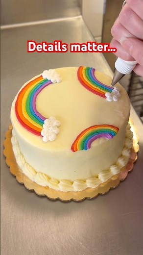 Custom Birthday Cake 🌈 | Handwritten Cake Design in Ardmore #cake #cakedecorating