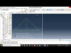 Python script for a 2d Truss in Abaqus