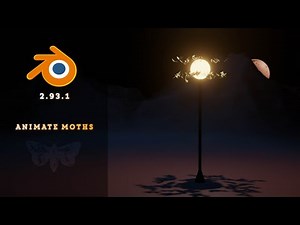 Animate Moths | Blender 2.93 Tutorial for Beginners by b3d