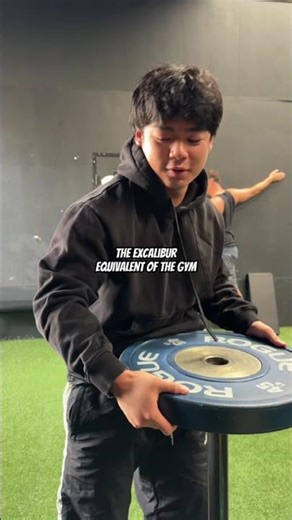 The Excalibur of Gym Plates ⚔️ #GymStruggle #Rogue #gymhumor #gymmemes #gymlife