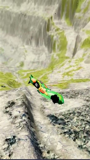 Truck vs Giant Lava Pit 😱 BeamNG drive #94 #beamng #beamngdrive #usa #brasil #viral #short #shorts