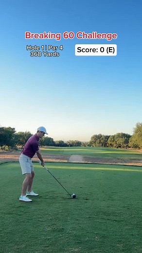 Breaking 60 Challenge (Holes 1-2) Playing the Oaks Course at TPC San Antonio. This is the fourth hardest course on the PGA Tour for non major courses! #twintourgolf #golf #golfcourse #viral #golfcontent #golfing #tpcsanantonio | Twin Tour Golf