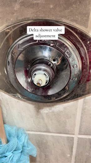 #delta shower #valve adjustment #hot #fyp | valve adjustment