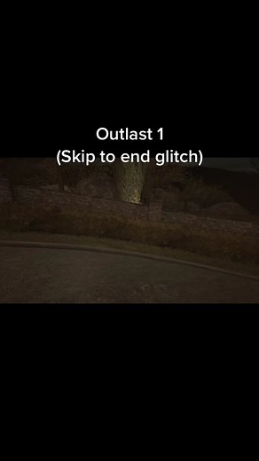 Using a glitch to skip to the end #games #outlast