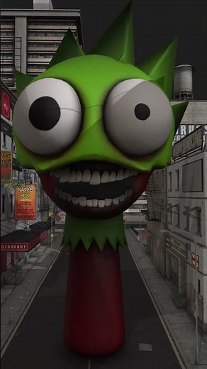 ⭐ 😱 Tiny Sprunki on the Run! Giant Sprunkis Are Hunting Him 💥 #animation #sprunk #shorts