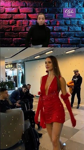 She Wore a Red Mini Dress… Every Man Turned to Look 😳🔥 #fashion #ootd