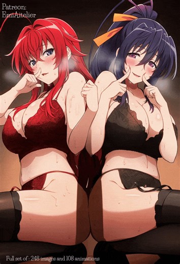 Rias Gremory X Akeno Himejina - Highschool DxD