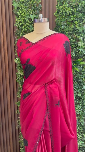 Elegant Wine Red & Black Saree ❤️ | Latest Ethnic Collection | Shree Balaji Vastralaya #trending