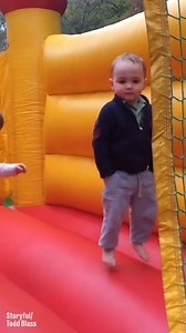 We can all only hope to be as cool as this little guy in a jumpy castle. ;) | J & R Gymnastics | Facebook