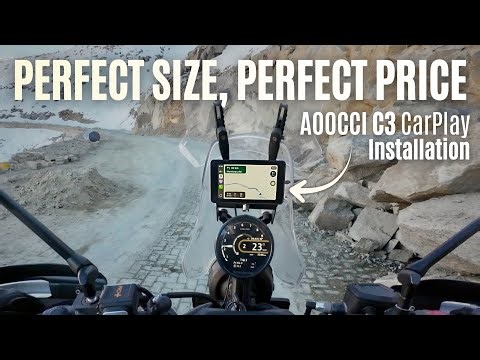 AOOCCI C3 Pro 5 Inch CarPlay is Perfect for Himalayan - Installation and Initial Impressions