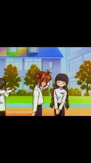 Sakura and Syaoran Clear Card Moment