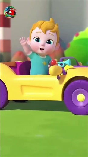 Our Little Driver! 🚗💨"