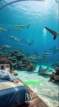 Sleep 400 Meters Deep With Sharks #maldives #luxury