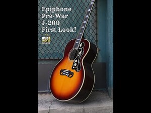 Epiphone J-200 "Pre-War" style Rosewood Inspired By Gibson 'First Look'