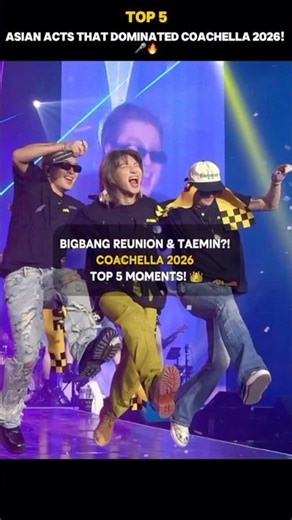 Top 5 Best Asian Performances at Coachella 2026🔥 #kpop #coachella