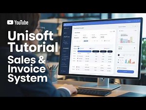 Unisoft Accounting Software Tutorial | Sales, Customer & Invoice Due/Paid Management